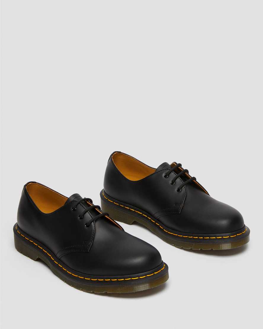 DR. Martens 1461 3 Eye Shoe Black Smooth School Shoe