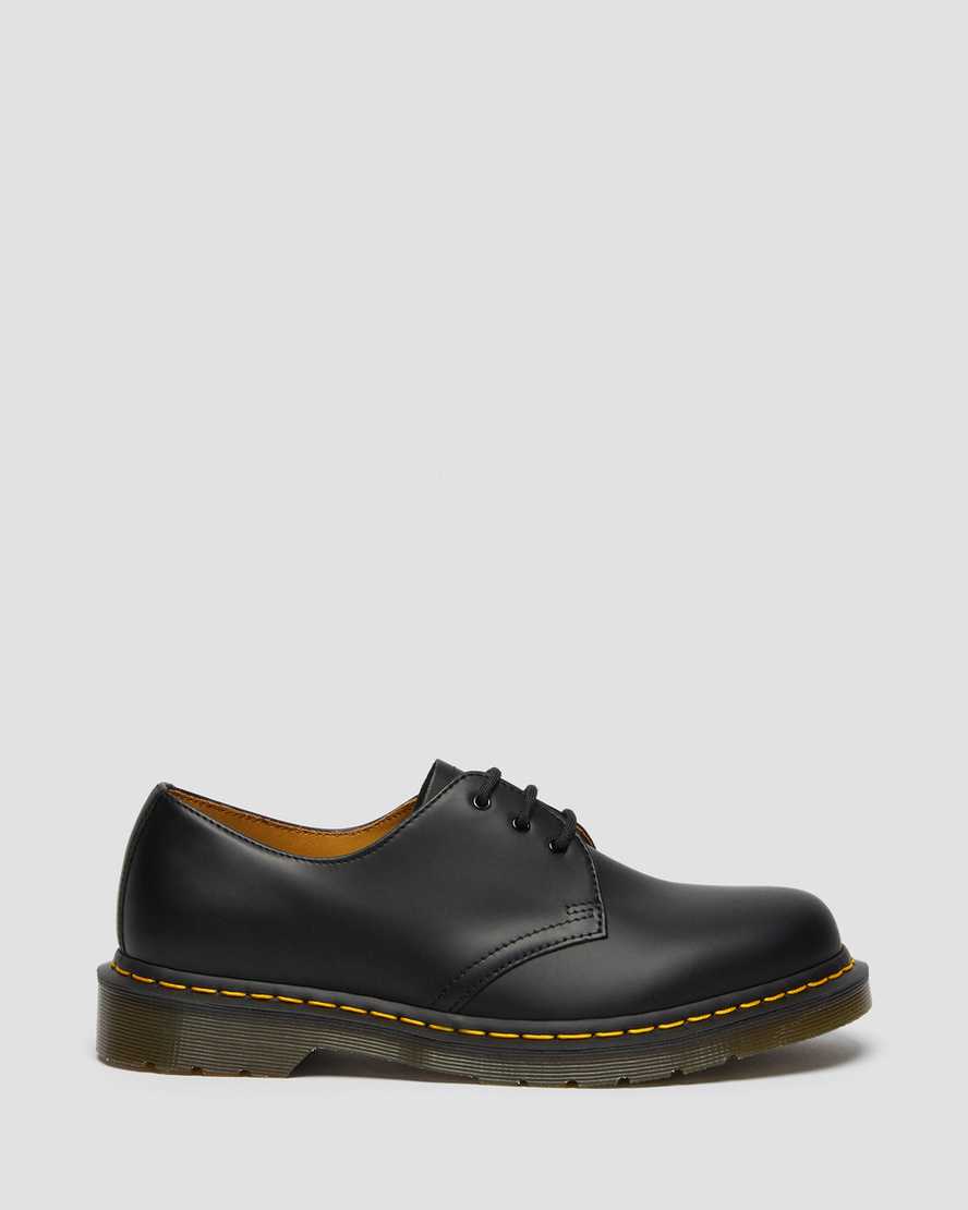 DR. Martens 1461 3 Eye Shoe Black Smooth School Shoe