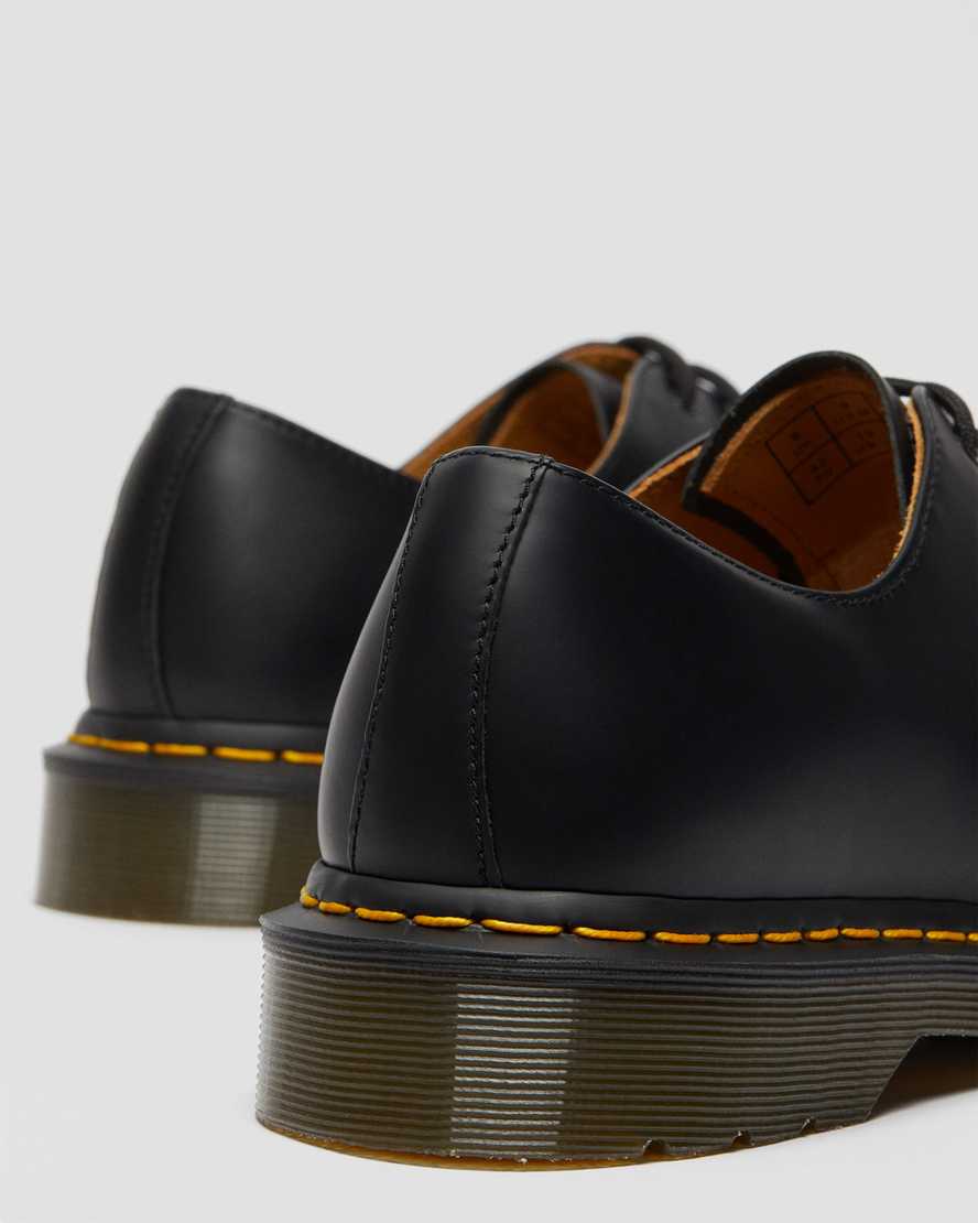 DR. Martens 1461 3 Eye Shoe Black Smooth School Shoe