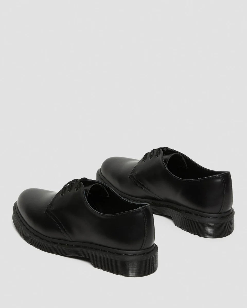 DR. Martens 1461 Mono 3 Eye Black Smooth School Shoe